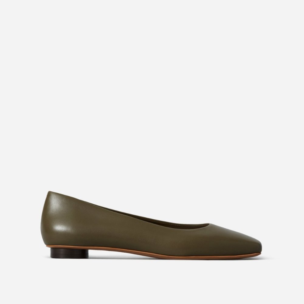 Everlane 90's Square Toe Flat